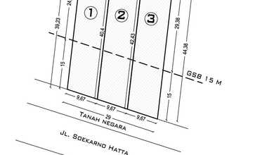 Tanah Elit Dijual di Soekarno Hatta, Bandung, Harga 6,65 Triliun