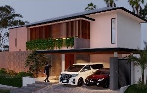 Rumah Elegan di Dago Pakar, Bandung, 5 Kamar Tidur, LT 385m²